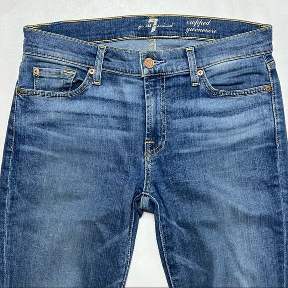 7 for All Mankind | Cropped Gwenevre Denim Jeans - Picture 2 of 6
